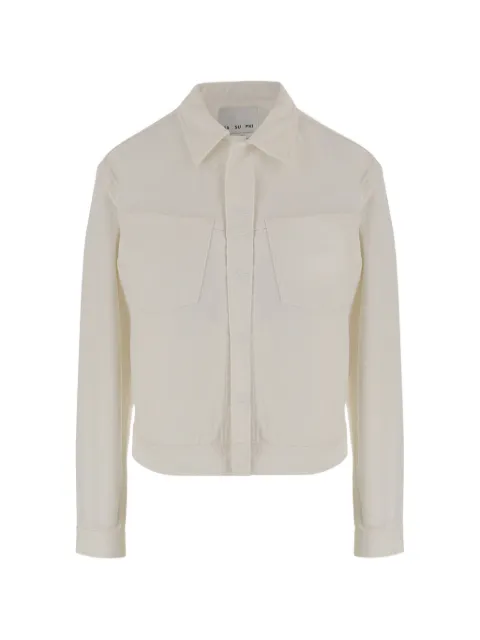 SA SU PHI pocket denim jacket Neutrals S26799J0100