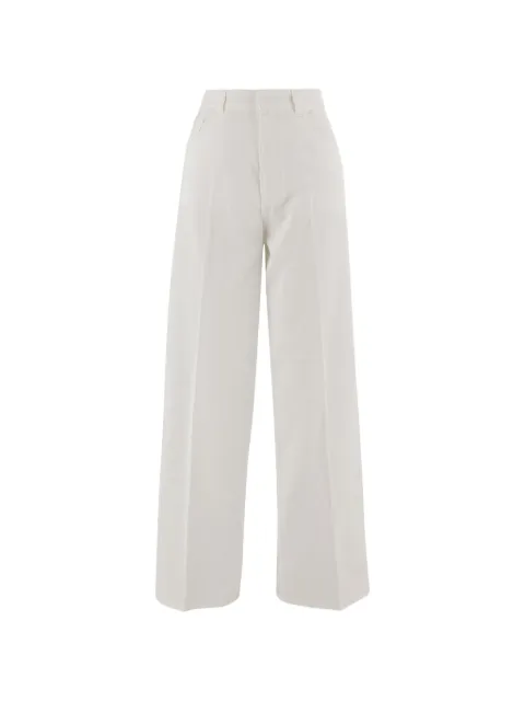 SA SU PHI wide-leg palazzo trousers Neutrals S263980100