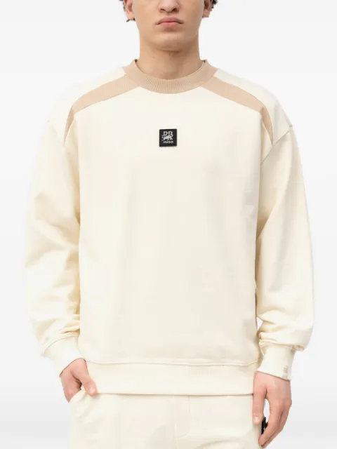 HUGO x RB Davalio panelled sweatshirt Neutrals 50559679