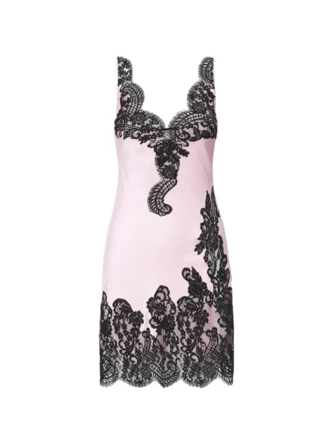 IL VOLO Cara lace detail mini dress Pink CARADRESS
