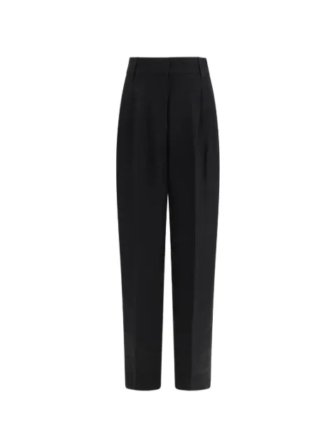 Max Mara linen tailored trousers Black 2616131032600