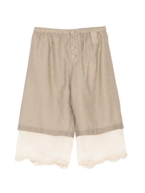 OUR LEGACY Frill shorts Brown M2264FH