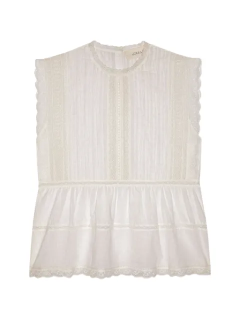 The Great. Sonnet lace top Neutrals T1473435L