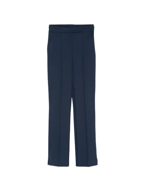 CHIARA BONI La Petite Robe slit-detail cropped trousers Blue PANUCCIACORP