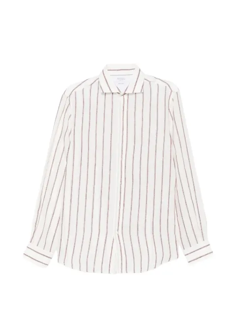 Brunello Cucinelli striped shirt Neutrals MA6890627C001