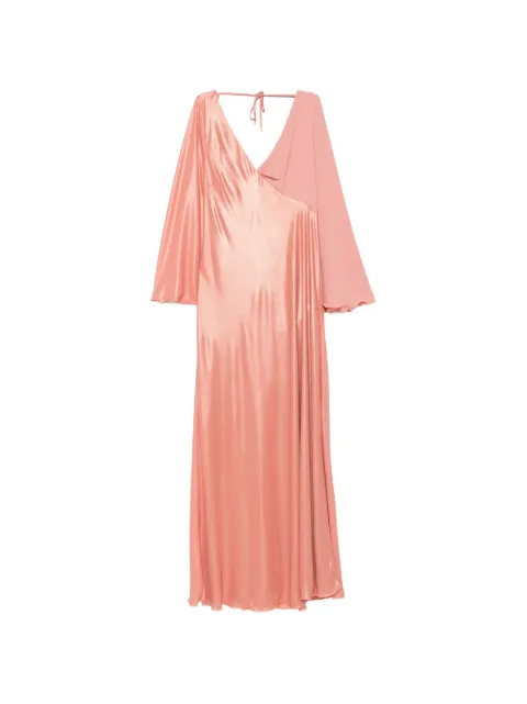 LE RJTANGE V-neck maxi dress Pink MG82