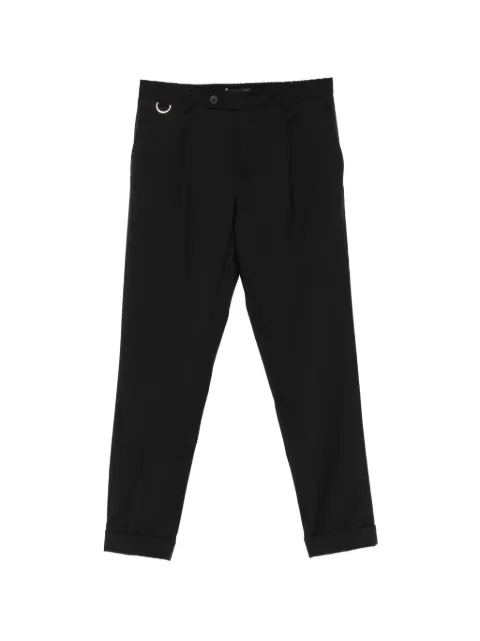 Low Brand Riviera pleated trousers Black LP26002
