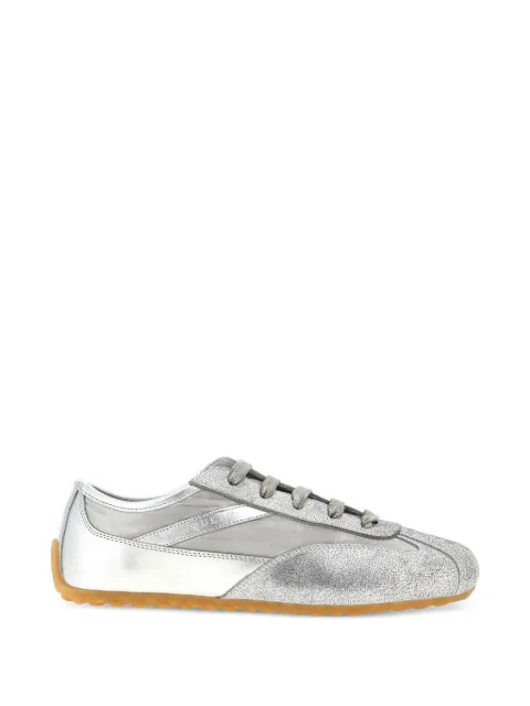 Alexander McQueen embossed-logo sneakers Silver 868495WIAKE
