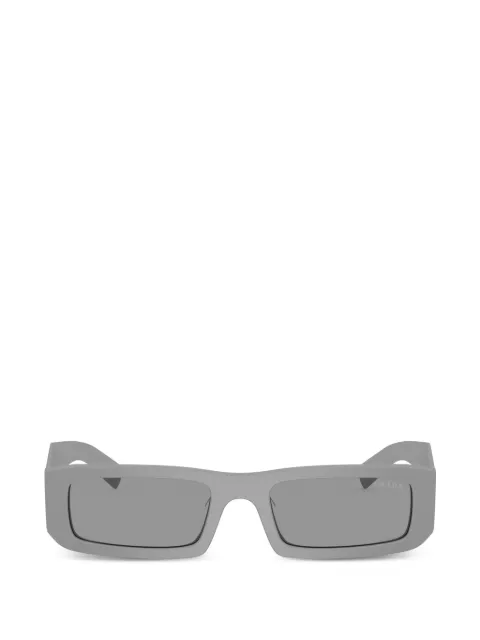 Prada Eyewear triangle-logo rectangle sunglasses Grey PRD09SD