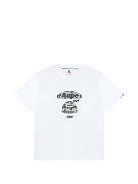 AAPE BY *A BATHING APE® logo print T-shirt White ATE1450XXQ