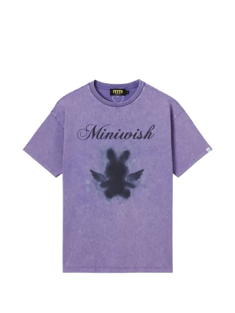 Mini Cream short-sleeve crew-neck T-shirt Purple 6SM630A