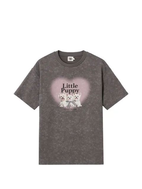 b+ab puppy-print T-shirt Grey 6S648AS