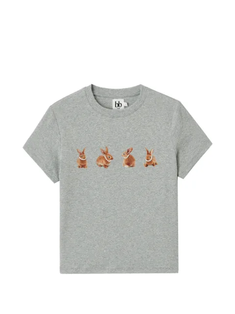 b+ab rabbit-graphic T-shirt Grey 6S624AS