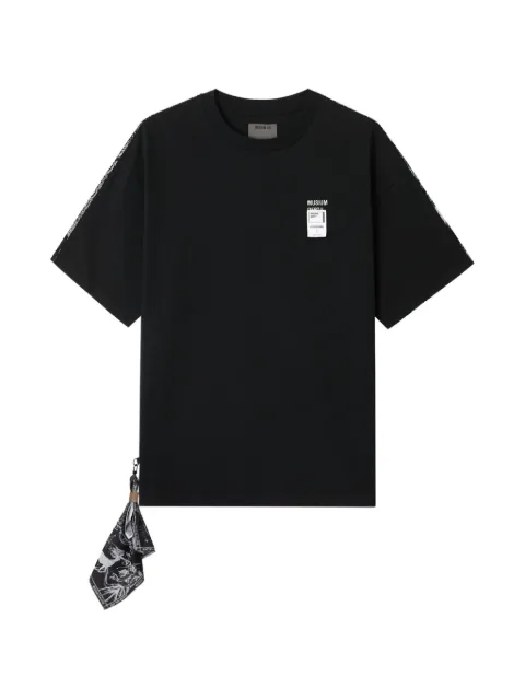 Musium Div. bandana-print cotton T-shirt Black MMUTEM01148X