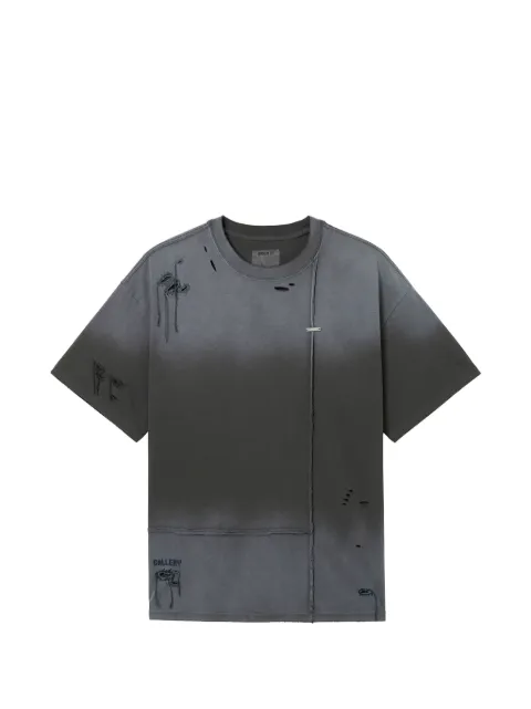 Musium Div. distressed patchwork T-shirt Grey MMUTEM01159X