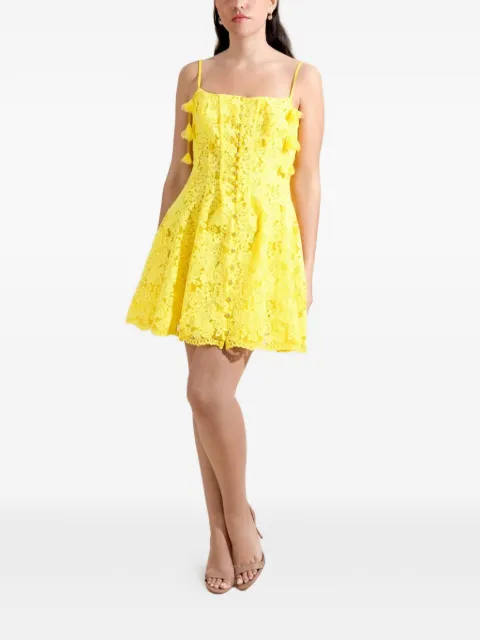 Camilla lace corset mini dress Yellow 00040037