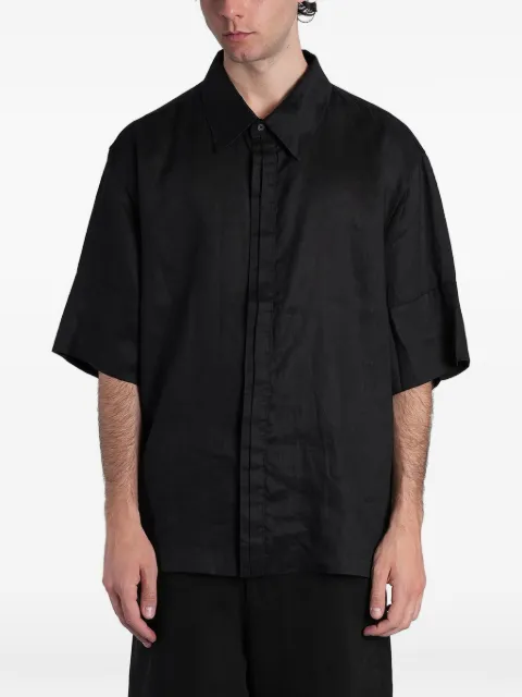 ENTIRE STUDIOS linen shirt Black ESSS26SR01195