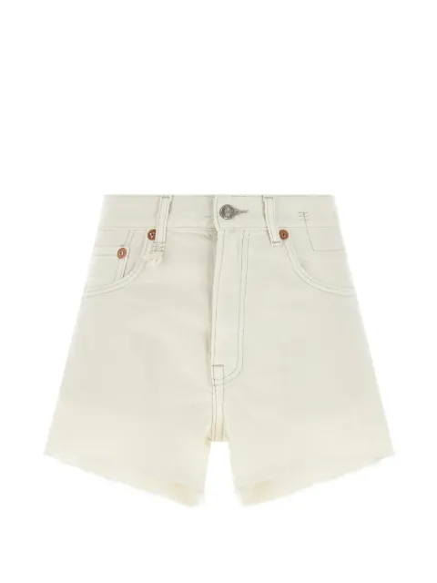 R13 X-BF destroyed frayed shorts Neutrals R13WD191D453C