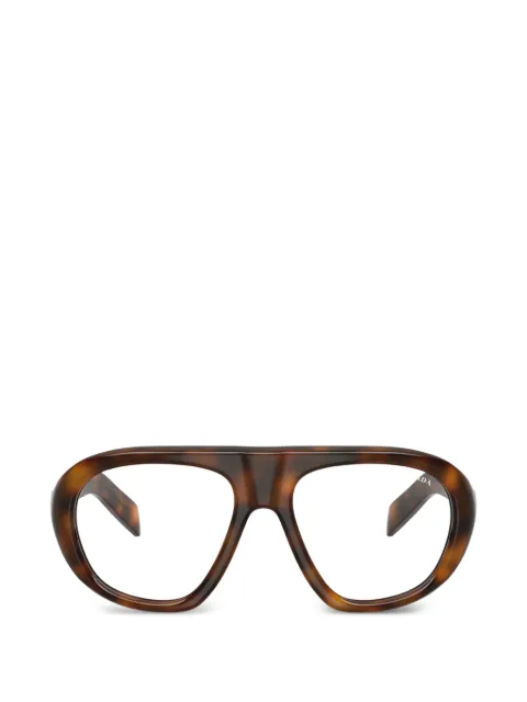 Prada Eyewear pilot-frame sunglasses Brown 0PRC05S