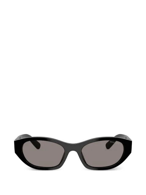 Miu Miu Eyewear A03S logo-plaque sunglasses Black MUA03S16K80Q