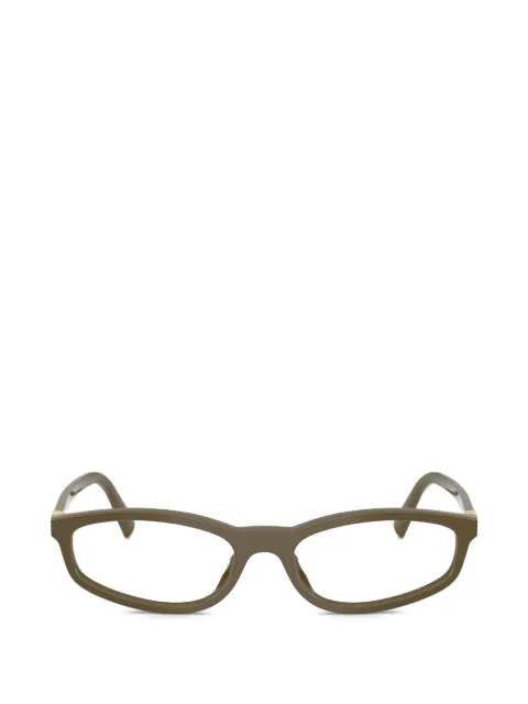 Miu Miu Eyewear round-frame glasses Green MU01ZV