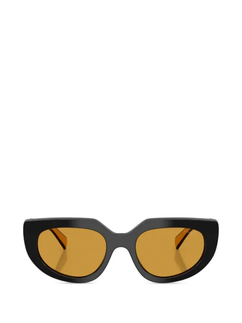Prada Eyewear geometric-frame sunglasses Black 0PRD02S