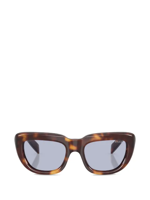 Prada Eyewear tortoiseshell-effect rectangle-frame sunglasses Brown 0PRD07S