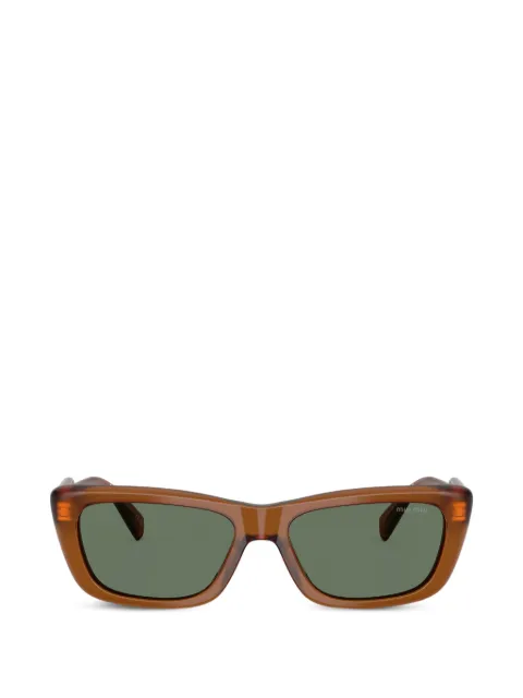 Miu Miu Eyewear rectangle sunglasses Brown MUB12S