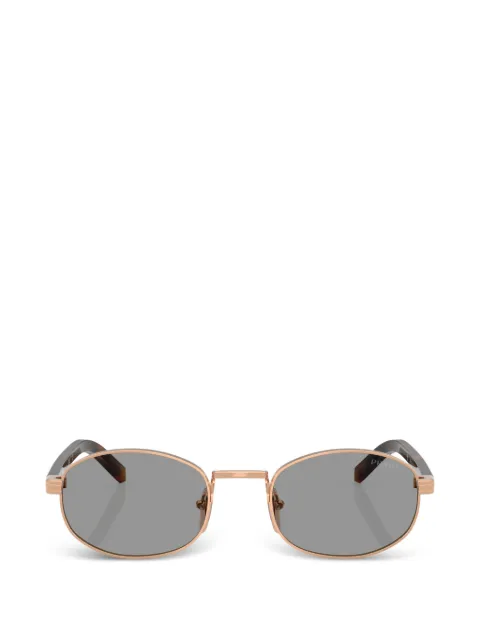 Prada Eyewear oval-frame sunglasses Gold PRB53S