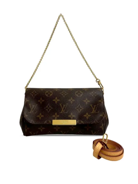 Louis Vuitton Pre-Owned 2014 Monogram Favorite PM satchel Brown TYA8TUL8RXJA2BDQ