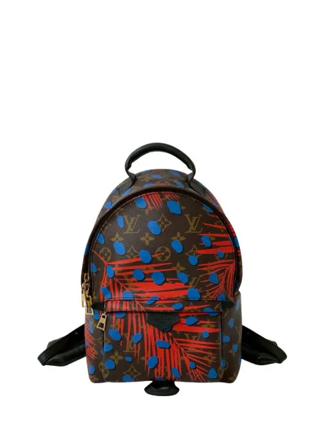 Louis Vuitton Pre-Owned 2016 Monogram Jungle Dots Palm Springs PM backpack Brown PYP5QMOWUVS8IM6N