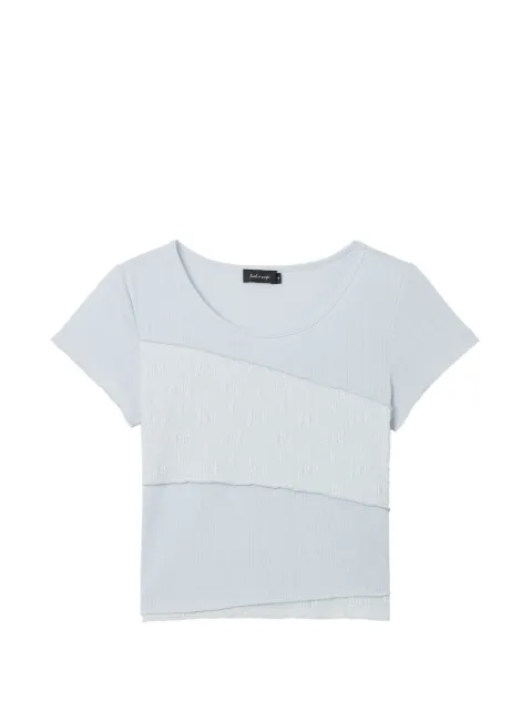 tout a coup panelled short-sleeve T-shirt Blue M619AS6