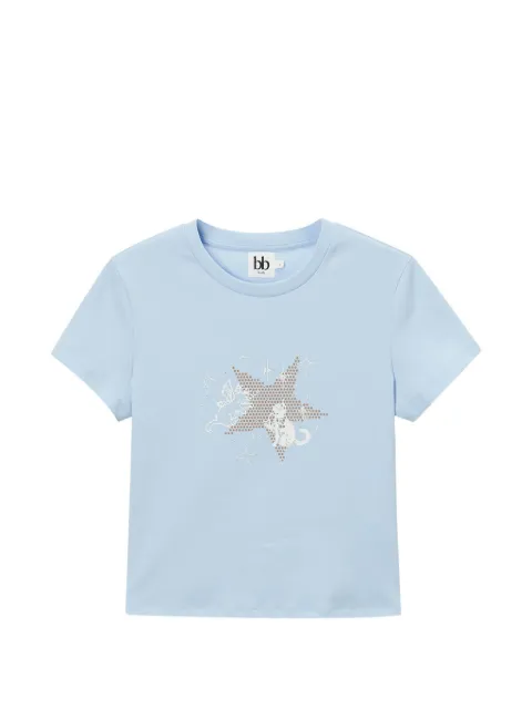 b+ab star-graphic T-shirt Blue 6S652AS