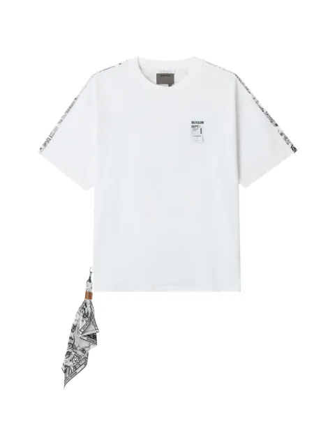 Musium Div. bandana scarf T-shirt White MMUTEM01148X