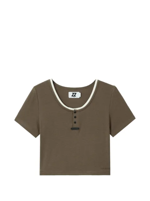 izzue short-sleeves T-shirt Brown IZXTEW00921X