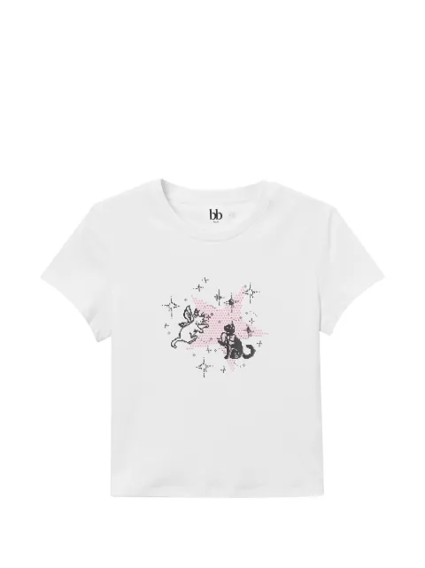 b+ab graphic-print T-shirt White 6S652AS