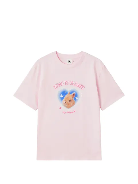 b+ab heart-graphic T-shirt Pink 6S647AS
