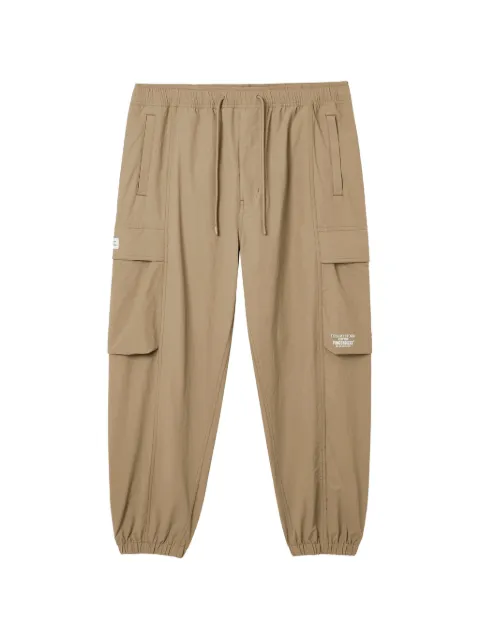 FINGERCROXX cargo-pockets track pants Neutrals FFXPTM01288X