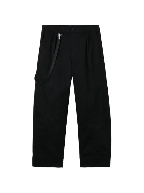 Musium Div. strap trousers Black MMUPTM01127X