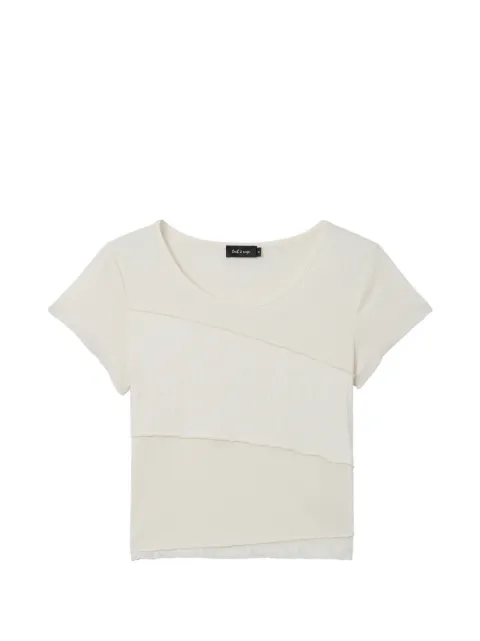 tout a coup ribbed T-shirt Neutrals M619AS6
