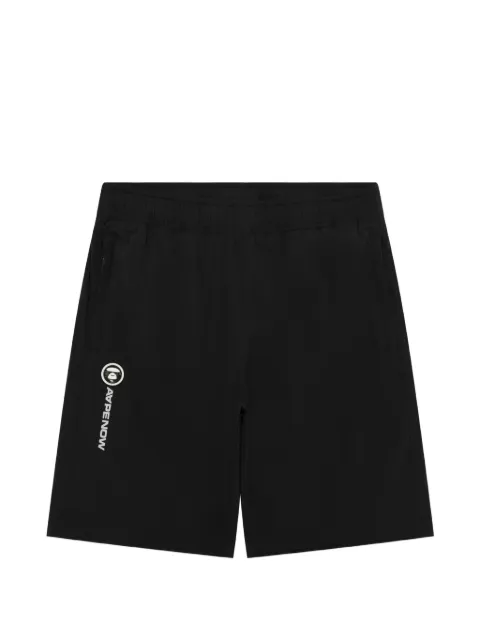 AAPE BY *A BATHING APE® logo-detail shorts Black ASPC680XXQ