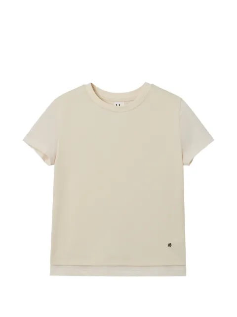 b+ab short-sleeve layered T-shirt Neutrals 6S642AS