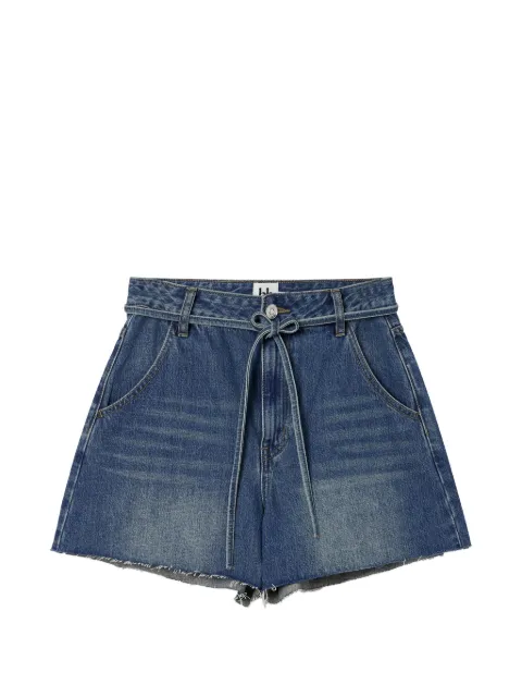 b+ab frayed denim shorts Blue 6S168AS