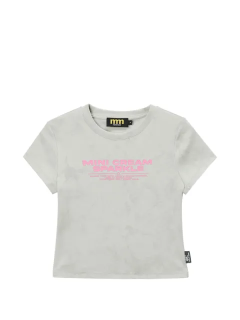 Mini Cream round neck T-shirt Grey 6SM634A
