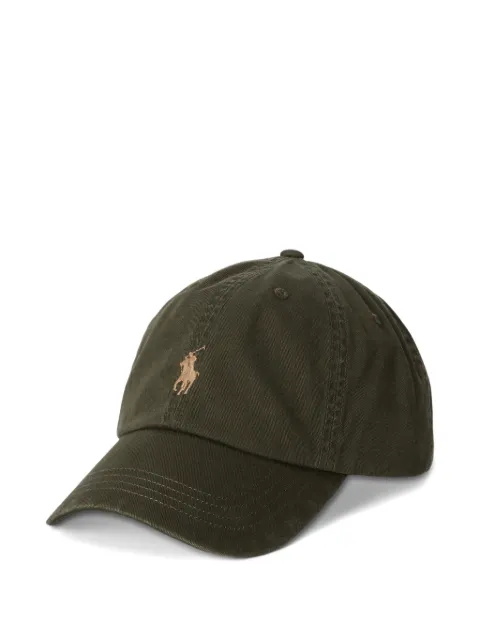 Polo Ralph Lauren Pony embroidered cotton-chino ball cap Green 710667709525