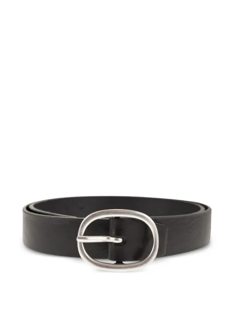 ALBERTO LUTI ring-buckle belt Black 80630NERO