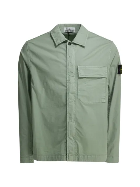 Stone Island patch pocket overshirt Green 1200013S0A10V0055