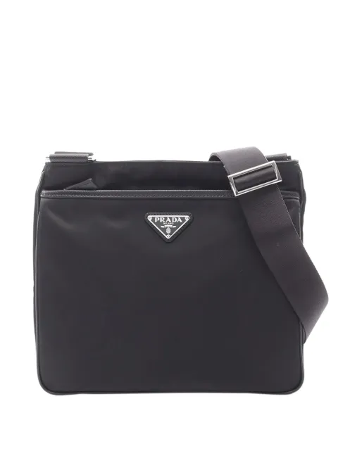 Prada Pre-Owned 2013-2026 Re-Nylon crossbody bag Black JNJ5QH1WDLS25EE0