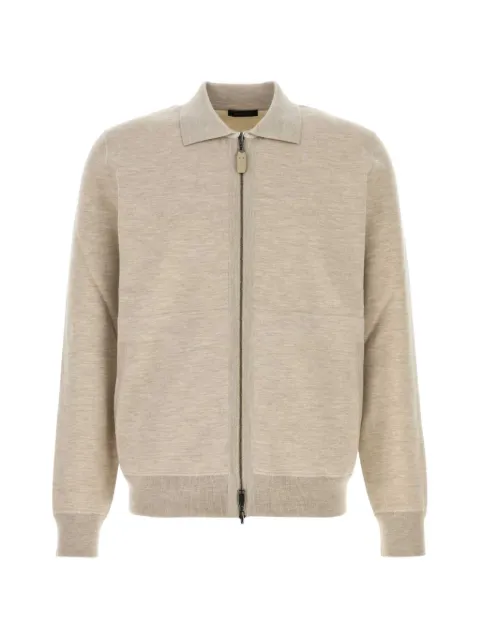 Brioni zip-up cardigan Neutrals UMNY0LP0K03