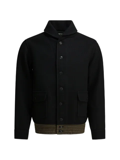 Buzz Ricksons button flap pocket jacket Black BR1577601